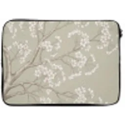 Sereen - Bloesem - Wit laptophoes neopreen klein -zkaufland3dotto