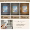 Duinen - Zomer - Zon - Landschap - Zee Light Box met kabel (Tafellamp) klein -USP_lichtkleurNL