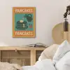 Pannenkoeken - Siroop - Illustratie - Oranje PET vilt klein -sfeer3