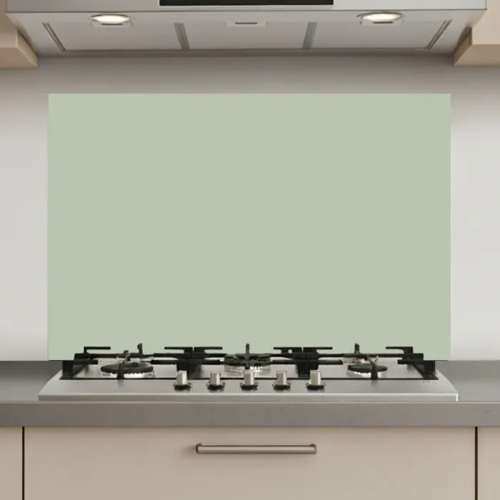 Mintgroen - Effen kleur keuken achterwand spatscherm klein 900 -3d_website