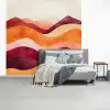 Abstract - Landschap - Golven fotobehang vinyl groot -slaapkamer