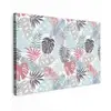 Bladeren - Jungle - Pastel - Tropisch canvas 2cm klein -z3d