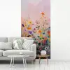 Schilderij - Bloemen - Abstract - Kleurrijk fotobehang vinyl groot -woonkamer