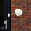 Beige landschap - Sierlijk Naambord Organisch middel -sfeer1