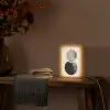 Cirkels - Vorm - Beige - Abstract Light Box met kabel (Tafellamp) klein -sfeer4