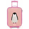 Pinguïn - Stippen - Roze - Minimalistisch Kinderkoffer - Roze klein -zz3dotto