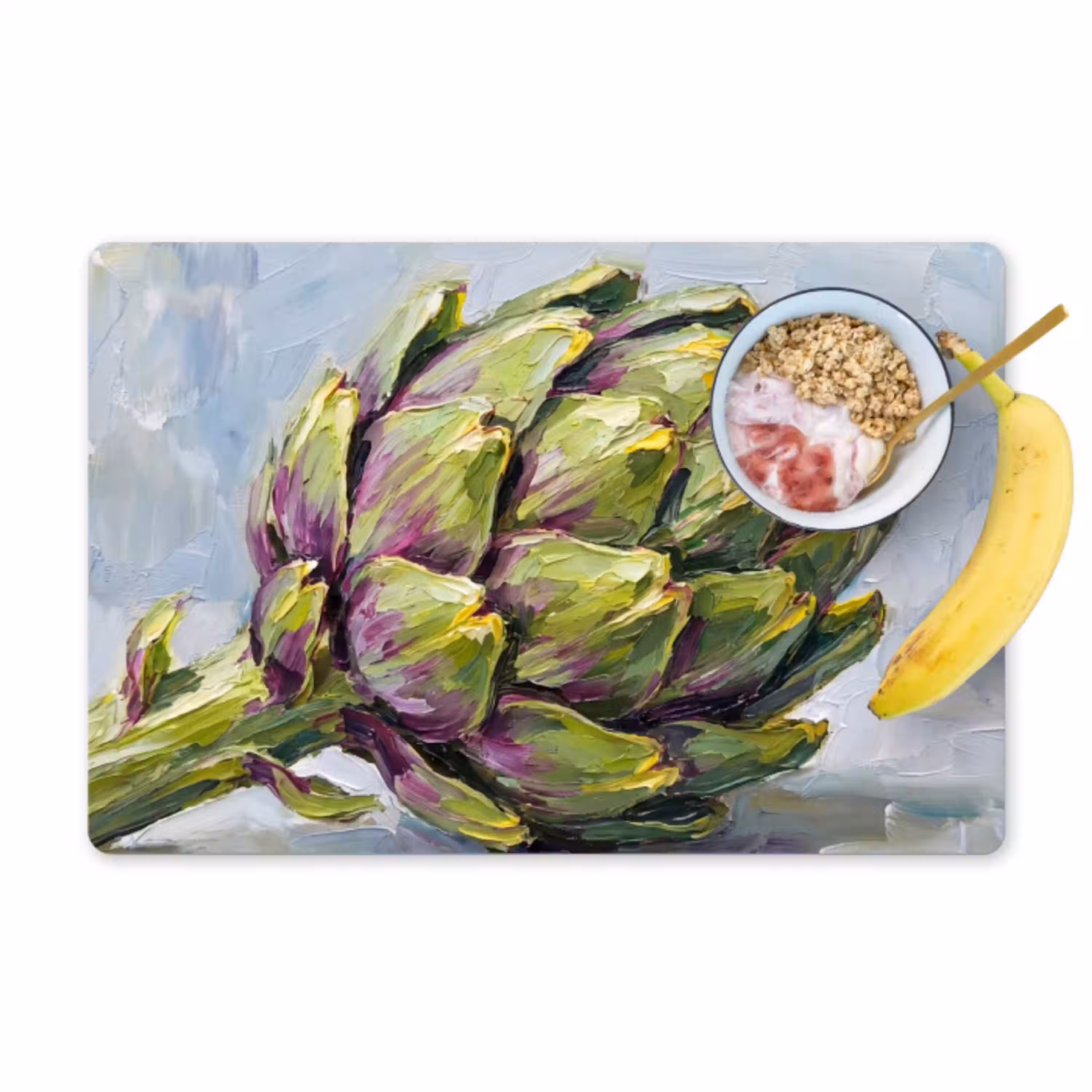 Eten - Artisjok - Modern Placemat vinyl groot -zzzproduct_Kitchenyeah-website