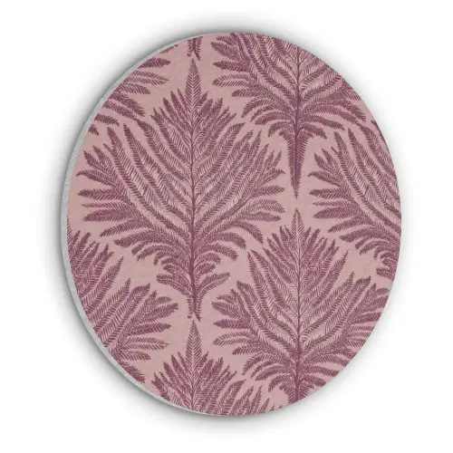 Varen - Patroon - Paars Akoestische PET Vilt - Rond klein 838 -3d