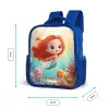 Zeemeermin - Vissen - Koraal Kinderrugzak - Blauw middel -productfoto_formaten