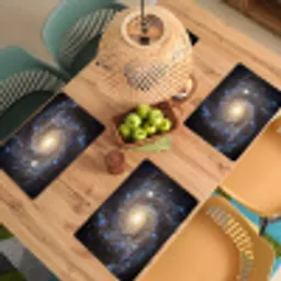 Kosmos - Sterrenstelsel - Donker Placemat vinyl groot -zzsfeer5_Kitchenyeah-website