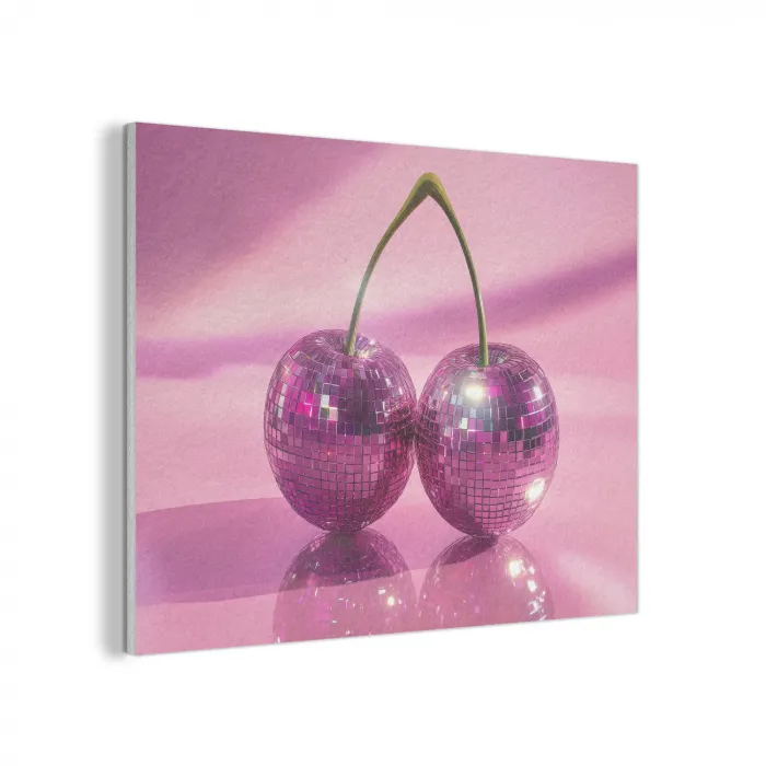 Glitter - Discobol - Roze - Kersen PET vilt klein -3d