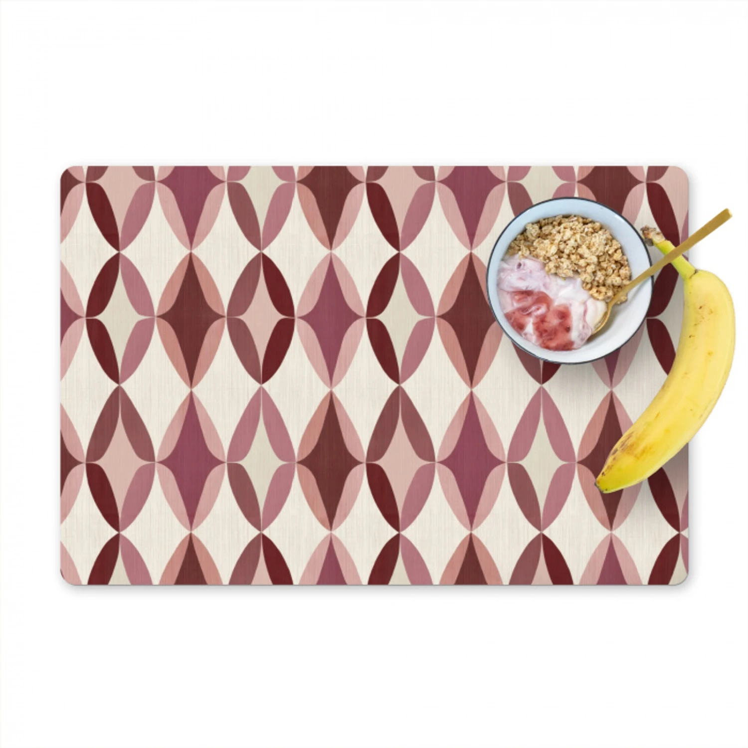 Ovaal - Textuur - Roze Placemat vinyl groot 368 -zzzproduct_Kitchenyeah-website