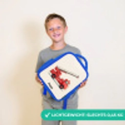 Brandweerwagen - Getekend - Rood Kinderrugzak - Blauw middel -sfeer1_NL