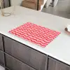 Speels - Patroon - Rood Inductie beschermer vinyl 3mm klein 276 -sfeer8