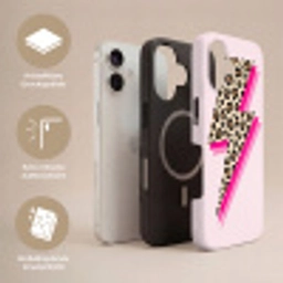 Stippen - Roze - Bliksem Toughcase MagSafe Apple iPhone 17 klein -USP_Lagen_DE