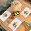 Disco - Discobal - Meloen - Pastel Placemat vinyl groot -zzsfeer5_Kitchenyeah-website