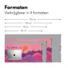 Zon - Heuvels - Paars - Abstract Muismat XXL klein -sfeer5