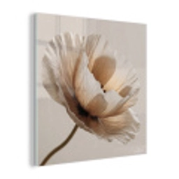 Bloem - Beige - Crème plexiglas 5mm klein -z3d
