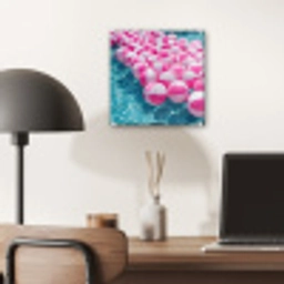 Strandballen - Roze - Water plexiglas 5mm klein -sfeer6