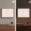 Kersenbloesem - Takken - Roze Light Box met batterij (Wandlamp) middel 907 -sfeer3