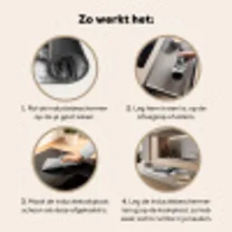 Stille Kracht Inductie beschermer vinyl 3mm middel -sfeer9