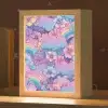Regenbogen - Bloemen - Kleurrijk - Wolken Light Box met kabel klein -zzz_3d_website