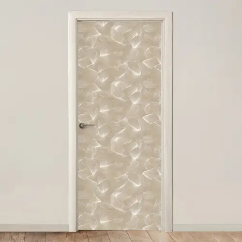 Organisch - Textuur - Beige deurposter klein 289 -3d_beige