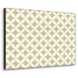 Symmetrisch - Motief - Beige Textielframe zwart klein 947 -3d
