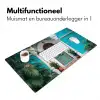 Zuilen - Sierlijke - Deur - Blauw Muismat XXL klein -sfeer4