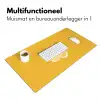 Citroenen - Illustratie - Minimalistisch - Geel Muismat XXL klein -sfeer4
