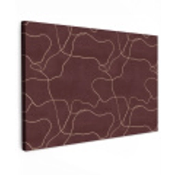 Abstract - Modern - Bruin canvas 2cm klein 34 -z3d