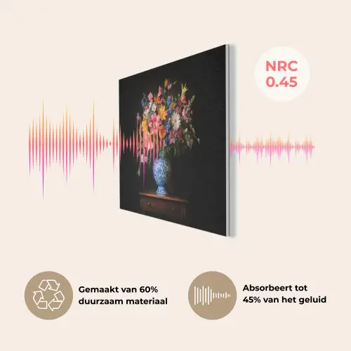 Kleur - Vaas - Bloemen - Boeket PET vilt klein -USP_NL