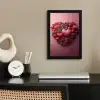 Fruit - Hartjes - Aardbeien - Frambozen - Bosbessen fotolijst zwart zonder passe partout klein -sfeer1