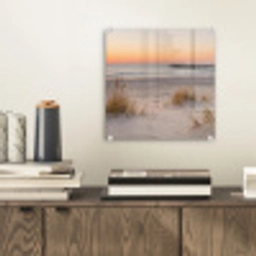Pier - Zonsondergang - Strand plexiglas 5mm klein -sfeer1