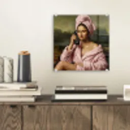 Mona - Klassiek - Roze plexiglas 5mm klein -sfeer1
