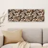 Camouflage - Patroon - Beige - Bruin canvas 2cm klein 828 -sfeer5