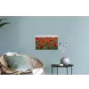 Bloemen - Klaprozen - Natuur - Rood Muursticker klein -plant