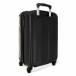 Golven - 3D - Crème NBS - Handbagage koffer - Volwassenen Unisex middel -achterkant