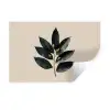 Laurierbladeren - Bloemknoppen - subtiel Muursticker klein -3d