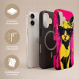 Kat - Art - Zonnebril - Roze Toughcase MagSafe Apple iPhone 17 klein -USP_Lagen_DE