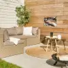 Marmerlook - Goud - Zwart - Glitter - Chic tuinposter los doek klein -sfeer4