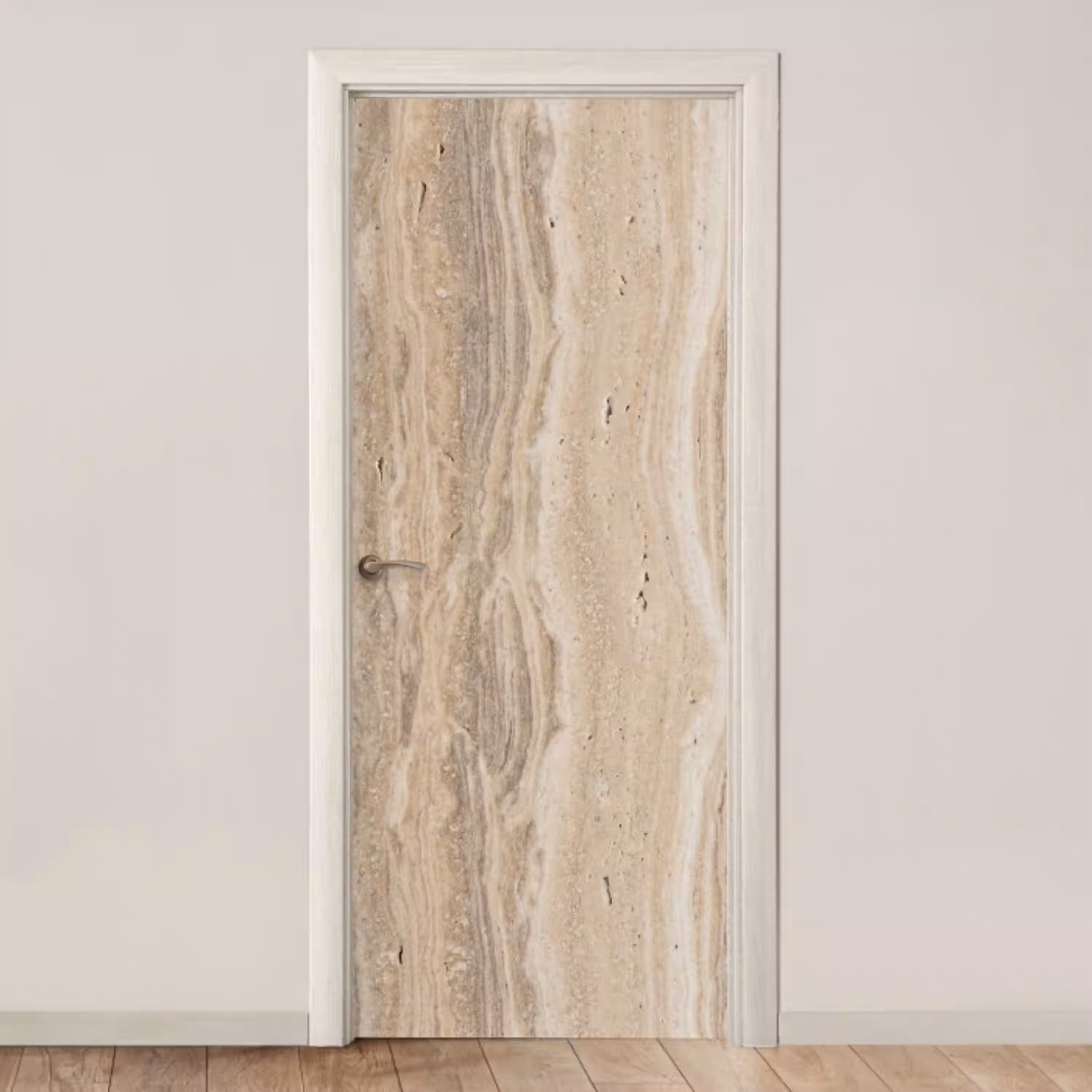 Steen - Patroon - Textuur - Natuurlijk - Beige deurposter klein -3d_beige