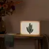 Cactus - Subtiel - Groen Light Box met kabel (Tafellamp) klein -sfeer4
