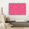 Panterprint - Roze - Dierenprint - Minimalistisch canvas 2cm klein -sfeer6