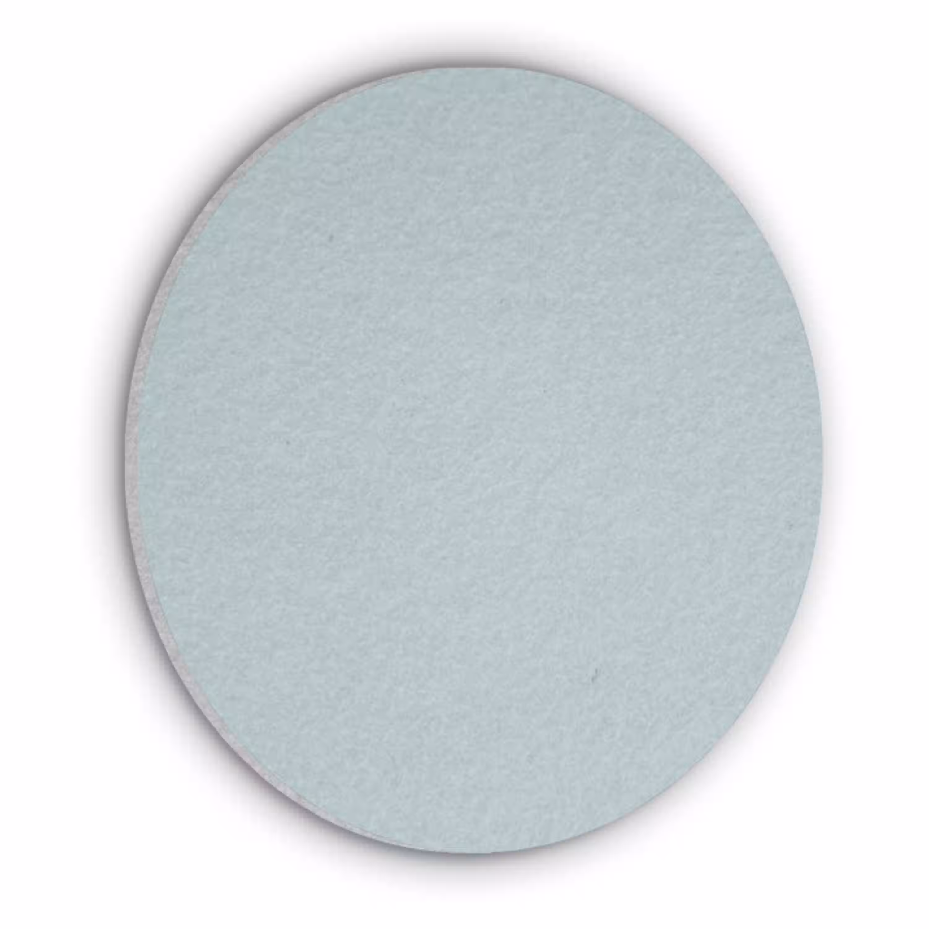 Slate - Blue - Blauw Akoestische PET Vilt - Rond klein 838 -3d