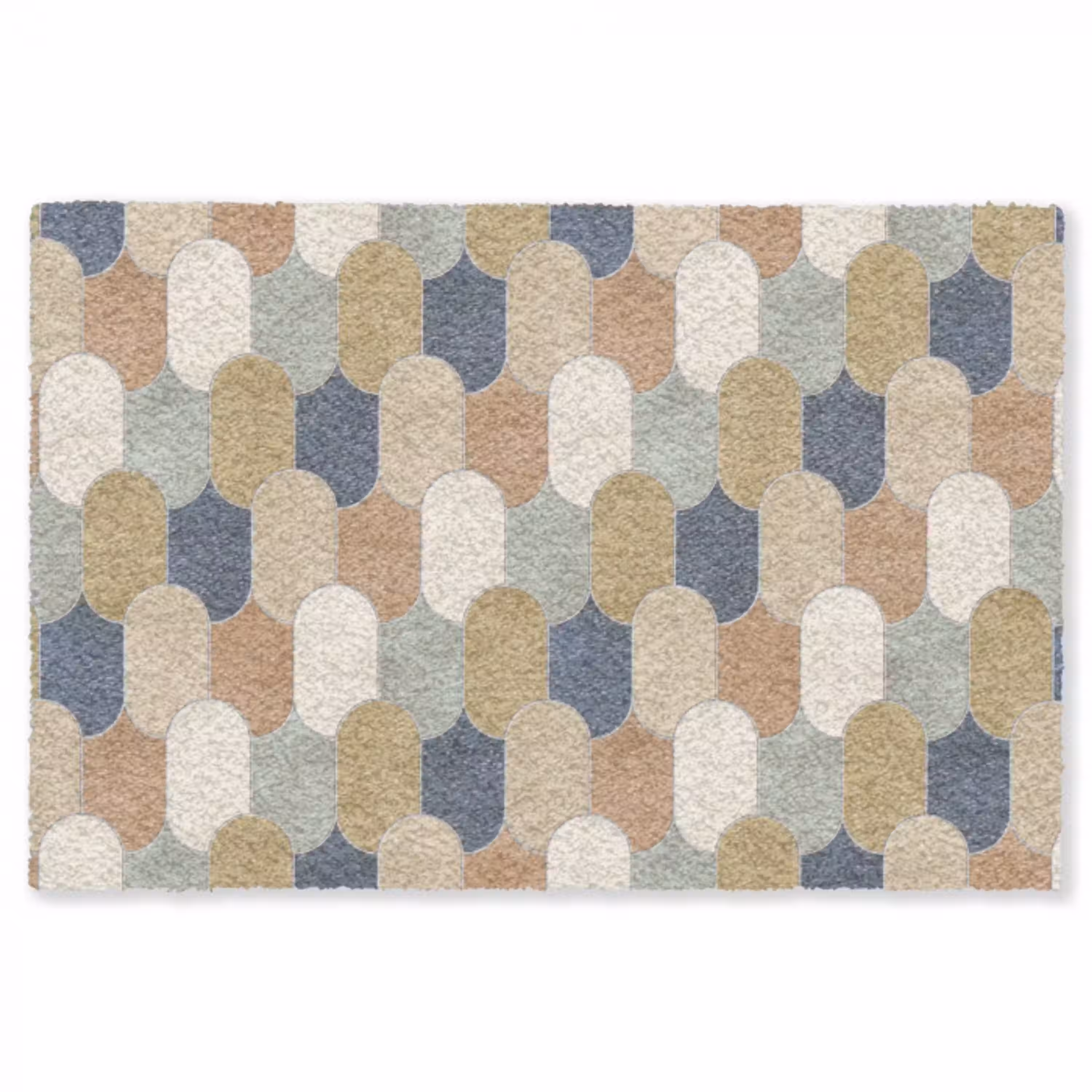 Harmonie - Patroon - Kleurrijk Vloerkleed Rechthoek klein 1091 -3d
