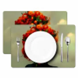 Vrouw - Appels - Rood - Bladeren Placemat vinyl groot -zzsfeer2_Kitchenyeah-website