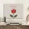 Roos - Rood - Bloem - Valentijn PET vilt klein -sfeer1