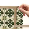 Patroon - Tegel - Groen Light Box met batterij (Wandlamp) middel 907 -USP_websiteprintNL