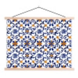 Patroon - Modern - Kleurrijk textielposter latten blank klein 122 -3d